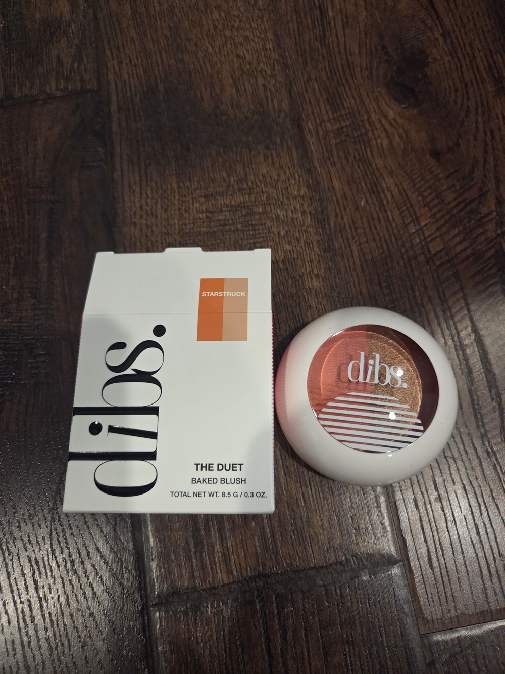 dibs. The Duet Baked Blush - Starstruck (Pink/Peach)